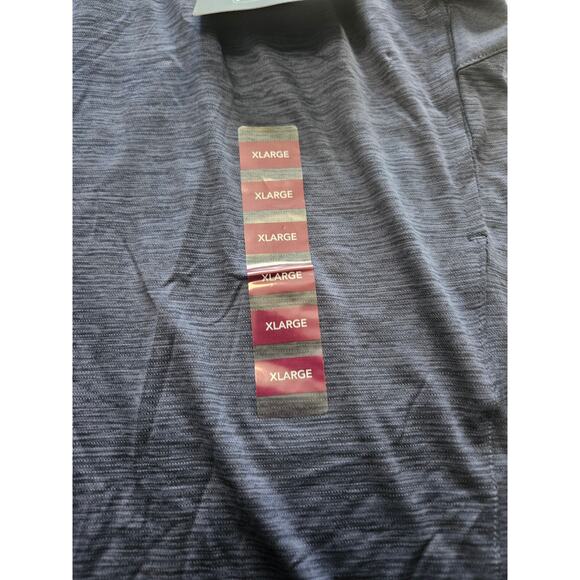 RBX Mens Space Dye Blue Shorts Size XL - Picture 2 of 6